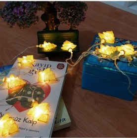 Resim Metal Örgülü Çam Ağacı Şeklinde Günışığı Şerit Led Işık Zinciri 