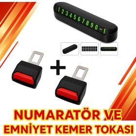 Resim Jaecoo Jaecoo 7 1.6 145 Revıve Dct Araca Uygun Araç Içi Numaratör + Oto Kemer Yükselten Toka 2 Adet 