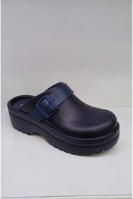 Resim awix Unisex Lacivert Kaymaz Platform Suya Dayanıklı Anatomik Eva Taban. Doktor, Hemşire, Aşçı Terliği 