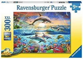 Resim Ravensburger 300 Parça Yunuslar Puzzle 128952 