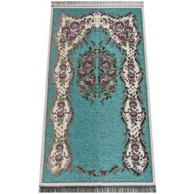 Resim Lüks Gülce Şönil Seccade Petrol 