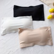 Resim 3 Adet Ultra İnce Baskıksız Push-Up Sütyen - Çıkarılabilir Pedli, Dikişsiz Sırt Açık Tasarım Yazlık Siyah/Beyaz/Bej 