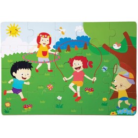 Resim Nessiworld 1276-CS Chiva, İlkbahar Ahşap Yer Puzzle 