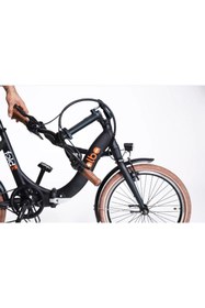 Resim Alba Fold E Premium Katlanır Elektrikli Bisiklet Lcd Gösterge 36v 13ah Batarya V-fren Siyah 