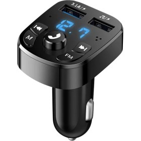 Resim Jingyi Araba Bluetooth 5.1 Fm Verici Kablosuz Handsfree Ses Alıcısı Otomatik Mp3 Çalar 2.1a Çift Usb Hızlı Telefon Şarj Aksesuarları (Yurt Dışından) 