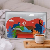 Resim Evde Yalnız Kadın Notebook Sticker, Laptop sticker,, Hp Sticker, Asus Sticker, 15.6 inç Sticker 