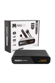 Resim MAGBOX DXT MAGBOX FEDERAL MİNİ HD + SCART TKGSLİ UYDU ALICISI 