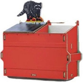 Resim Ganzhoushop Ahşap Kalemlik Sanat Malzemeleri Düzenleyici, Okul İçin Harika Kırtasiye, Çok Amaçlı Masa Dekoru Rered 