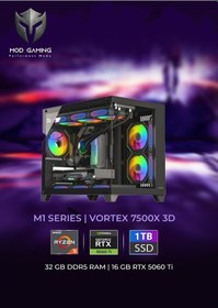 Resim Mod Gaming Vortex R5-7500X3D 32 GB 1 TB SSD16 GB RTX5060Ti Free Dos Masaüstü Oyuncu Bilgisayarı 