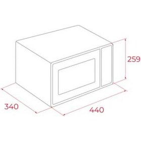 Resim Teka Mwe FS20 G Wh 20 Lt Mikrodalga Fırın 