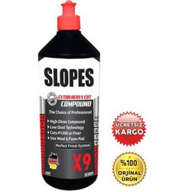 Resim Slopes X9 Agresif Çizik Giderici Pasta 1000 Ml 
