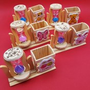 Resim Kum Saati Kalemlik Kutulu 