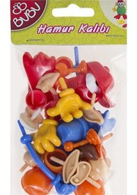 Resim Bu Bu Plastik Oyun Hamuru Aksesuarları- 26 Parça Karışık 