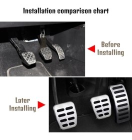 Resim Yıldız Tuning Skoda Octavia Manuel Metal Pedal Seti 1996-2010 