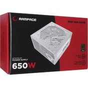 Resim Binbir Göz Bilgisayar Rampage RMP-600-80P 600W 80PLUS Bronze 12CM Fan Aktif Pfc Beyaz Power Supply 