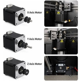 Resim Creality Step Motor 42-48 3d Yazıcı Ve Cnc İçin Yüksek Hassasiyetli Adım Motoru 