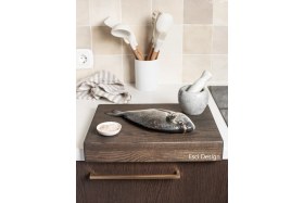 Resim Feyza Design Ahşap Kesme Tahtası, Trend ve Sunum Için Şık Tasarım 