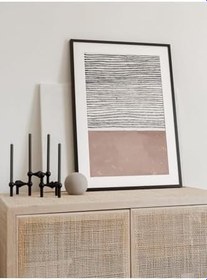 Resim Postifull Modern Çizim Ve Estetik Poster, Boho Duvar Dekoru, Çerçevesiz 33Cm X 48Cm,Büyük Boy Duvar Tablosu;30 X 42 Pembe 