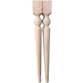 Resim HİZMET AHŞAP Ahşap Cnc Torna Ayak Yemek Masası,mutfak , Sehba ,çalışma Masası, Dresuar Ayağı 8x8x75 Cm 4lü Peket 