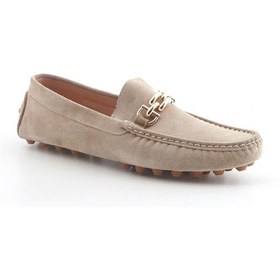 Resim Biscuit Süet Oxford Klasik Erkek Tz-13804 John May Bisküit Süet Açık Kahverengi 