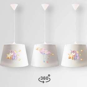 Resim Popcorn Kids Ay Perisi Konik Sarkıt Aydınlatma (Large) 