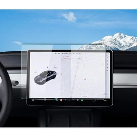 Resim Tesla Model Y Uyumlu 15 İnç Multimedya Navigasyon Nano Ekran Koruyucu 