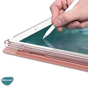 Resim Microsonic Samsung Galaxy Tab S7 T870 için Kılıf Origami Pencil Siyah [Galaxy Tab S7 T870 ile Uyumlu Kılıf - Siyah] 