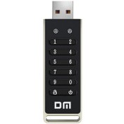 Resim Dm FD063 Şifreli USB 3.2 128GB Flash Bellek Koyu Gri 