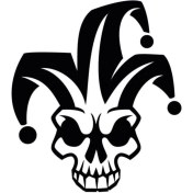Resim Joker Sticker 10 x 11 cm 