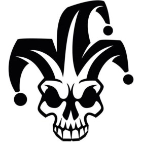 Resim Joker Sticker 10 x 11 cm 