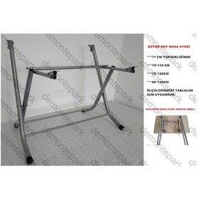 Resim Demontepark Katlanır Masa Ayağı 