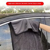 Resim 1 adet parlak ıslak mendil duş temizleme bezi, süper emici yeniden kullanılabilir mikrofiber küvet kurutma havlusu. Duşlar, küvetler ve seramik fayanslar için ideal, evde olmazsa olmaz temizlik aracı, çeşitli tatiller veya mezuniyet hediyesi olarak mükemmel 