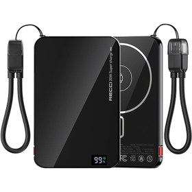 Resim Recci Rpb-w41 Pd 20w Ultra İnce Hızlı Şarj Özellikli Type-c Kablolu Powerbank 15w 5000mah Beyaz Beyaz 