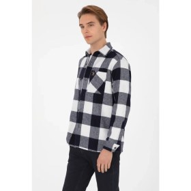 Resim U.s. Polo Assn. Erkek Lacivert Gömlek Desenli 50308487-VR033 