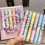 Resim 2 Adet Sanrio Kuromi Pastel Vurgu Kalemleri & Marker - Sevimli Kuromi Karakterler, Okul ve Ofis için Pürüzsüz Yazım Uçları, Anime Sanat - Pastel Renkler (Pembe, Mavi, Sarı, Yeşil) - Sanrio Hayranlarına Hediye, Yaratıcı Çizim, Karakter Temalı Kalem, Akıcı Mürekkep Akışı, Dayanıklı Plastik, Kawaii Tasarım, Kırtasiye Tutkunları İçin 