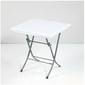 Resim Arçelik Balkon Ve Kamp Masası 60x60 Cm Beyaz 