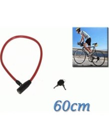 Resim Anahtarlı Çelik Bisiklet Kilidi 