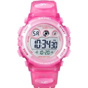 Resim Moveevo Skmeı 1451 Çocuk Dijital Saat - 50m Su Geçirmez, Gündüz/gece Görünür, Alarm, Kronometre, Tarih/gün Gösterici - Pembe Spor Akıllı Kol Saati Çok Renkli 