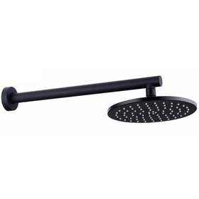 Resim Prestij Siyah Ankastre Duş Seti Q30 Cm 