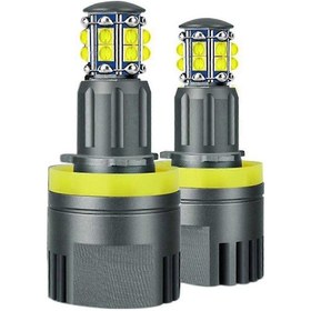 Resim H8 Far Ampulü 6000k 120w Led Melek Gözü Işıkları Canbus E60 E61 E63 X5 E70 X6 E71 E90 E91 E92 Gri 