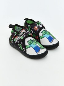 Resim LC Waikiki Stilinizi Bize Bırakın | Minecraft Baskılı Kız Bebek Panduf 