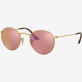 Resim RAY-BAN 0RB3447N Round Metal Erkek Shiny Gold Güneş Gözlüğü 