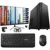 Resim OfficeWork i5 650 8GB 256GB SSD 23.6 inç Monitör Webcam + Hoparlör Ofis Pc Bilgisayarı Turbox