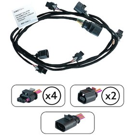 Resim Volkswagen Passat Saloon Bluemotion 2013- Arka Park Sensör Tesisatı 3ae971104d 