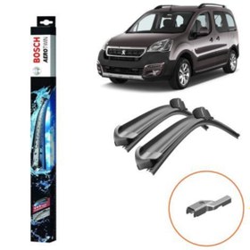 Resim Bosch Aksesuarlar Peugeot Partner Muz Silecek Takımı Ön Bosch Aerotwin 2009-2018 