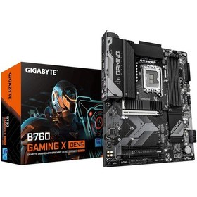 Resim Gıgabyte B760 Gamıng X Lga1700 Ddr5 7600mhz Oc Pcıe 5.0 Çift M.2 Nvme 2.5gbe Lan Atx Gaming Anakart 