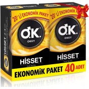 Resim Okey Hisset 40'lı Prezervatif Fırsat Paketi 