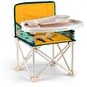 Resim Minimono Plus Portatif Yükseltici Katlanabilir Mama Sandalyesi Yeşil - Sarı 