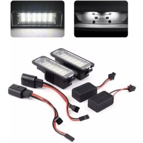 Resim vagmarket Golf 7 Uyumlu Led Plaka Kiti (arıza Lambası Yakmaz) 