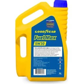 Resim GOODYEAR FUEL MAX 5W30 PARTİKÜL 7 LİTRE MOTOR YAĞI 